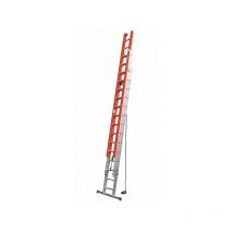 Echelle Direct - Scala isolante a sfilo con fune in vetroresina 3 tronchi - Altezza aperta 8.97m - SCA3060N/12V