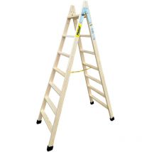 Scaletta a forbice in legno altezza 190 cm bld-7 plabellone