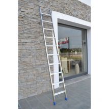 Scala singola con gradino largo 10 gradini - h. 3,00 mt