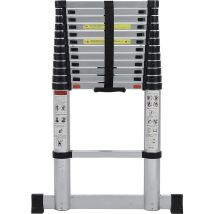 Scala Telescopica Pieghevole Con Soft Close Multiuso Allungabile Scaletta Alluminio (3,80 Metri)