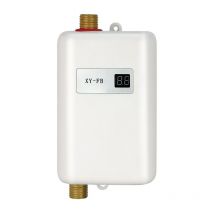 Scaldabagno Elettrico 220V-240V/50-60Hz Scaldabagno Istantaneo 3800w Adatto per Convertire Acqua Fredda in Acqua Calda in Cucina e Bagno, Temperatura