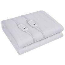 Coperta Elettrica Termica Letto Matrimoniale Coprimaterasso Scaldaletto 2 x 60W