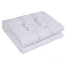 Effe - Coperta termica termocoperta matrimoniale 160x140 cm scaldaletto elettrico 2 x 60 w in poliestere