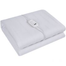 Couverture thermique couverture e'lectrique lit simple 80x150 cm chauffe-lit e'lectrique 1 x 60 w en polyester