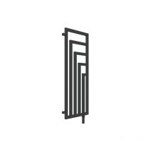 Matisère - Scaldasalviette misto nero 1780mm di altezza e 680mm di larghezza - 1116 Watt - ANG1780/680DWY1N