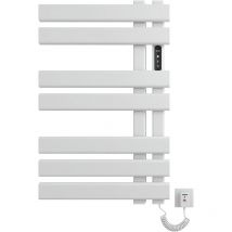 Oihpaw - Scaldasalviette Elettrico Bagno, Termoarredo Elettrico Bagno Bianco 450 mm×720 mm, Scaldasalviette Elettrico, Termoarredo Elettrico,