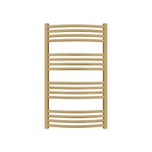 Matisère - Scaldasalviette elettrico d'oro di 1140mm di altezza e 586mm di larghezza - 600 Watt - LEN1140/586E1BRA