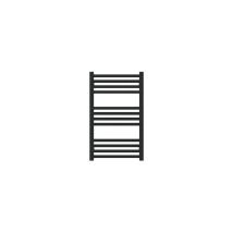 Sèche Serviette Radiateur-matisere - Scaldasalviette elettrico nero 660mm di altezza e 530mm di larghezza - 300 Watt - FIO660/530E1N