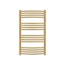 Matisère - Scaldasalviette elettrico programmabile dorato - HxL 900x600 mm - 400 Watt - LEN900/600E8BRAP