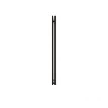 Matisère - Scaldasalviette misto nero alto 1800mm e largo 95mm - 237 Watt - ROL1800/95HANV2N