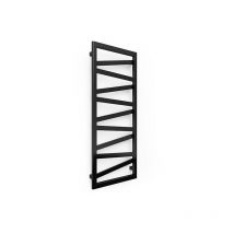 Scaldasalviette misto Wind nero 1230mm di altezza e 500mm di larghezza - 456 Watt - WIN1230/500Z8N