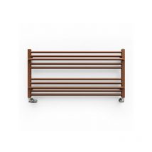 Matisère - Scaldasalviette acqua calda marrone alto 300mm / largo 1400mm - 405 Watt - LIM300/1400SX8004