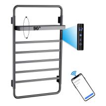 Esip - Scaldasalviette Termoarredo Bagno 65W Radiatore WiFi Smart Scaldasalviette Controllo Vocale Portasciugamani Elettrico con Timer, 45—70°C, 5