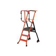 Scaletta a castello 3 gradini - Altezza max di lavoro 3m - 202110