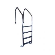 Flexinox - Scaletta di Risalita Modello Trianon per Piscina con Skimmer in Acciaio Inox aisi 316 - 4 Scalini - Compatibile con Elettrolisi al Sale