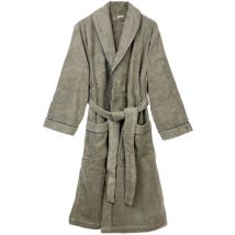 Scalpers - Albornoz liso con ribete y detalle bordado khaki Talla l-xl