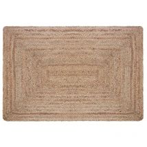Scalpers - Tappeto in juta vegetale/poliestere, 60 cm colore beige - 'home' - beige