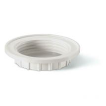 Fermatazza e27 mm58 bianco anello fermaparalume per portalampada con camicia filettata 190.73 b - Scame