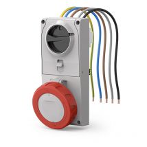 Scame proxima toma de corriente con enclavamiento 3p+n+e 32a rojo - 408.3287