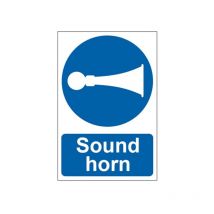 Scan - 0250 Sound Horn - pvc Safety Sign 200 x 300mm SCA0250