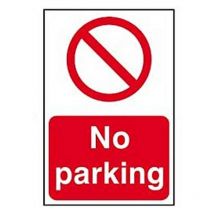 0605 - Cartello in pvc No Parking, 200 x 300 mm - Scan