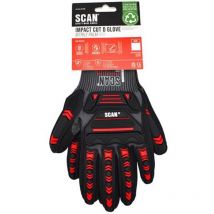 Scan - NJC3266DQS Nitrile Palm Impact Cut d Gloves - l (Size 9) scaglociml