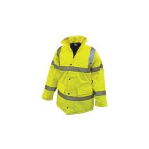 Hi-Vis Motorway Jacket Yellow - L (42-44in)