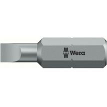 WERA - Bit per viti con intaglio, 1/4 pollice, lunghezza 25 mm