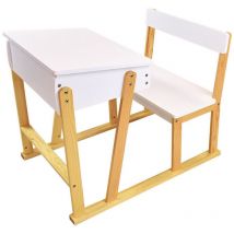 Cijep - Scandiwood Pupitre en bois pour enfant