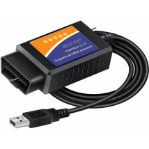 Lablanc - Scanner avec commutateur ms-can/hs-can, Adaptateur OBD2 usb - Outil de diagnostic obdii professionnel