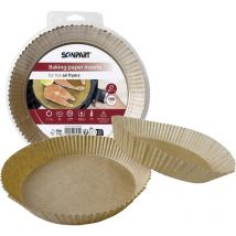 2910070003 Carta per friggitrice ad aria calda 20 cm rotonda, 100 pz - Scanpart