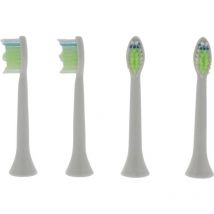 Active Clean Spazzole di ricambio 4 pz. Bianco - Scanpart