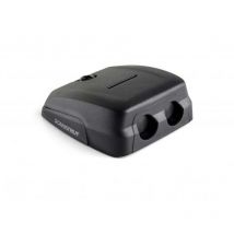 Scanstrut - DS-HD10-BLK - Pasacables doble horizontal para cables hasta 10mm, IP68, negro , para autocaravana, camper