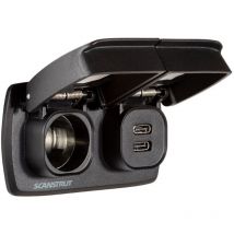 Scanstrut - Flip Pro Multi - Conector doble usb-c y toma mechero 12V , para autocaravana, camper