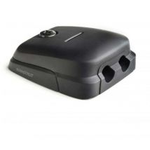 Scanstrut - Pasacables compacto y horizontal, doble entrada, estanco, negro , para autocaravana, camper