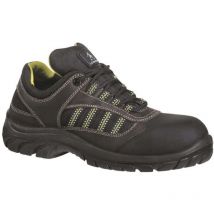 Scarpa antinfortunistica Douro taglia 39 nero/marrone pelle/materiale tessile S3 src EN20345
