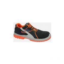 Issa Station Scarpe Da Lavoro Basse S1P Metal Free Misura 44 Nero-Arancio