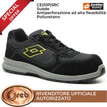 Lotto - Scarpe antinfortunistica scarpe works t8138 race 250 s1p src black taglia scarpa: 42