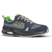Sicherheitsschuhe – OXYGEN S1P SRC – Blau/Grau – Veloursleder – Atmungsaktiv – Anti-Ermüdungstechnologie