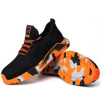 Eglemtek - Scarpe Antinfortunistiche da Lavoro Cantiere Leggere Comode Traspiranti Sicurezza Antiscivolo Puntale in Acciaio con Protezione