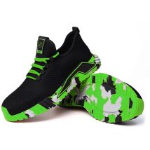 Bricozone - Scarpe Antinfortunistiche da Lavoro Cantiere Leggere Comode Traspiranti Sicurezza Antiscivolo Puntale in Acciaio con Protezione