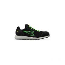 Strike mds Weave S3 hro src, Chaussure de Course Homme, Noir/Vert, 39.5 uk - Diadora