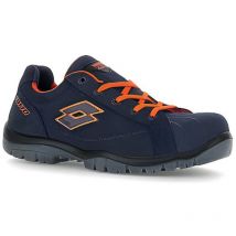 Lotto - scarpe antinfortunistiche jump 350 ii S3L sr fo TG.46 blu marino/arancio