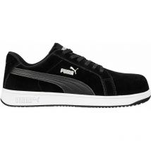 Scarpe antinfortunistiche Puma Iconic Suede Black Low S1PL esd fo hro sr - 48 - Nero - Nero