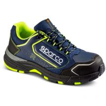 Scarpa Sochi calzatura di sicurezza blu marine/giallo fluo Tg.43 S3 in microfibra idrorepellente e nylon con suola phylon + gomma Blu Marine/Giallo