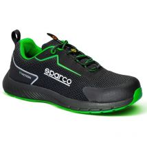 Scarpe Antinfortunistiche Sparco Traction Sanyo S1PS Nero/Verde 41