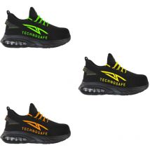 Scarpe antinfortunistiche Technosafe Neon Dark Mode S1PL SR ESD - 39 - Verde