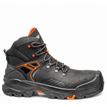 Scarpe antinfortunistiche Base T-Rex Mid B1601 S3S hro ci hi lg fo sr - 45 - Nero/Arancione