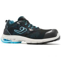 Scarpe da lavoro basse Base Sydney B1704C S1PS esd sc lg fo sr Vegan - 46 - Nero/Azzurro