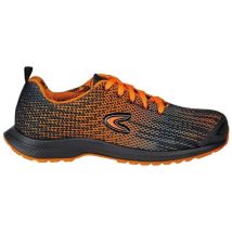 Scarpe Antinfortunistiche Cofra Propulsion Flashing S1p, Misura: 46 Nero/arancione